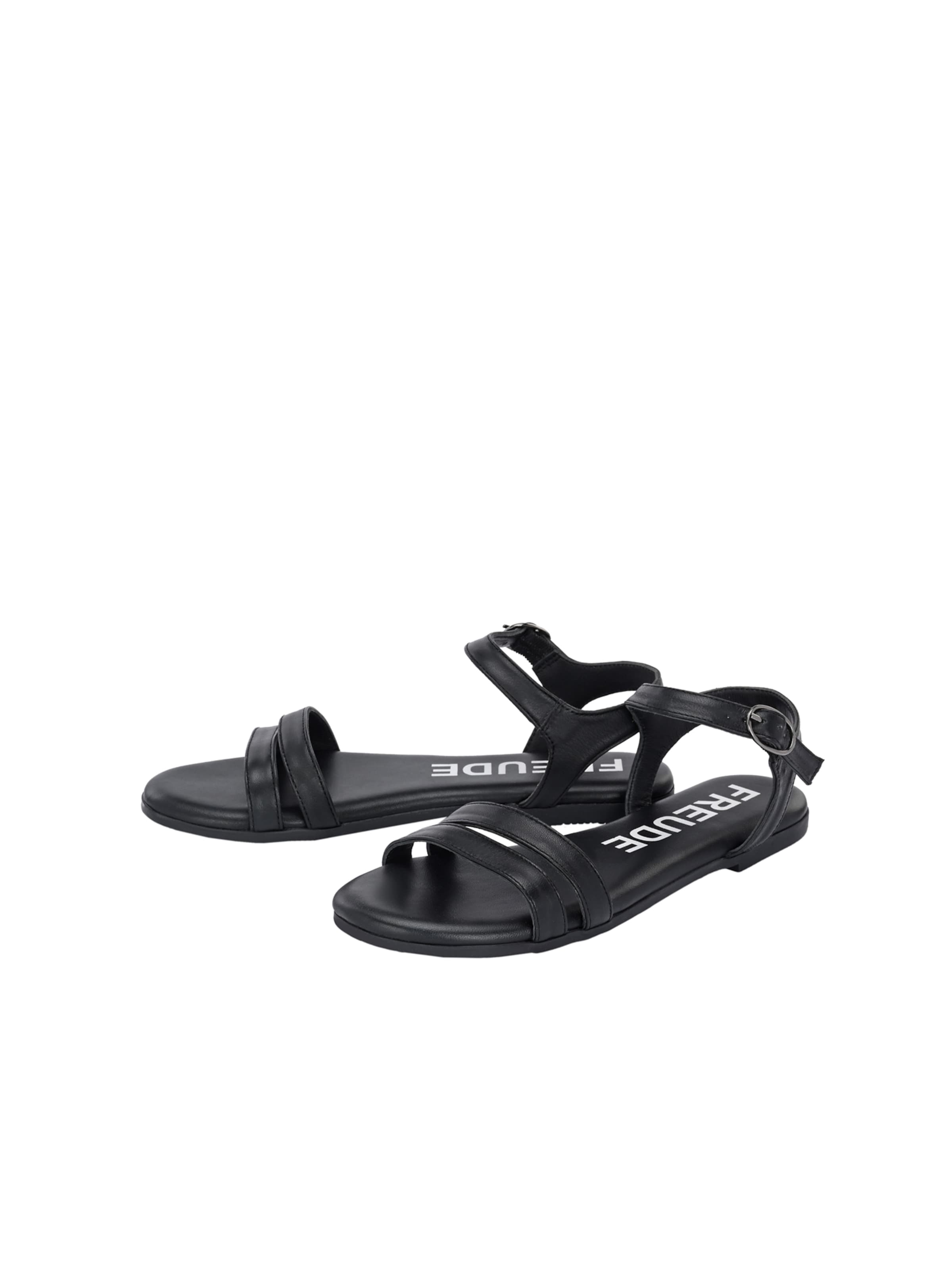 FREUDE Strap sandal 'Asti' in Black