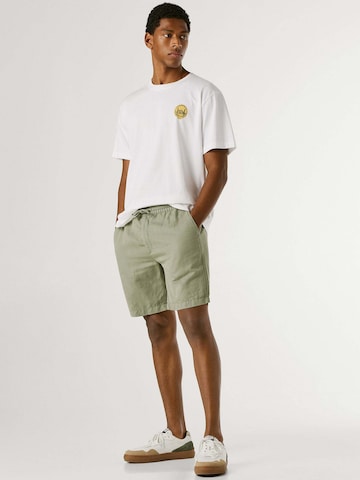 Loosefit Pantalon chino Pepe Jeans en vert