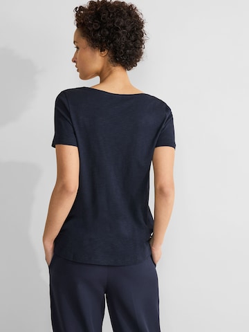 STREET ONE T-Shirt 'Gerda' in Blau