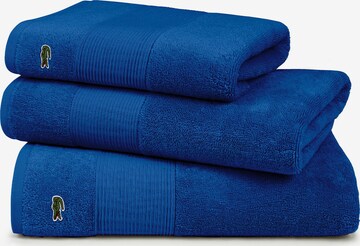 LACOSTE Shower Towel in Blue