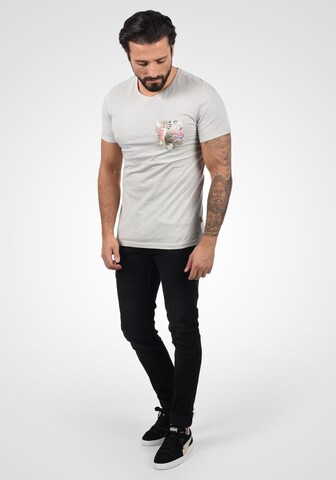 BLEND T-Shirt 'Florens' in Grau