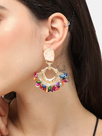 Boucles d'oreilles 'Sabana' SOHI en mélange de couleurs : devant