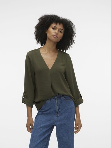 VERO MODA Блузка 'KAS ' в Зеленый: спереди