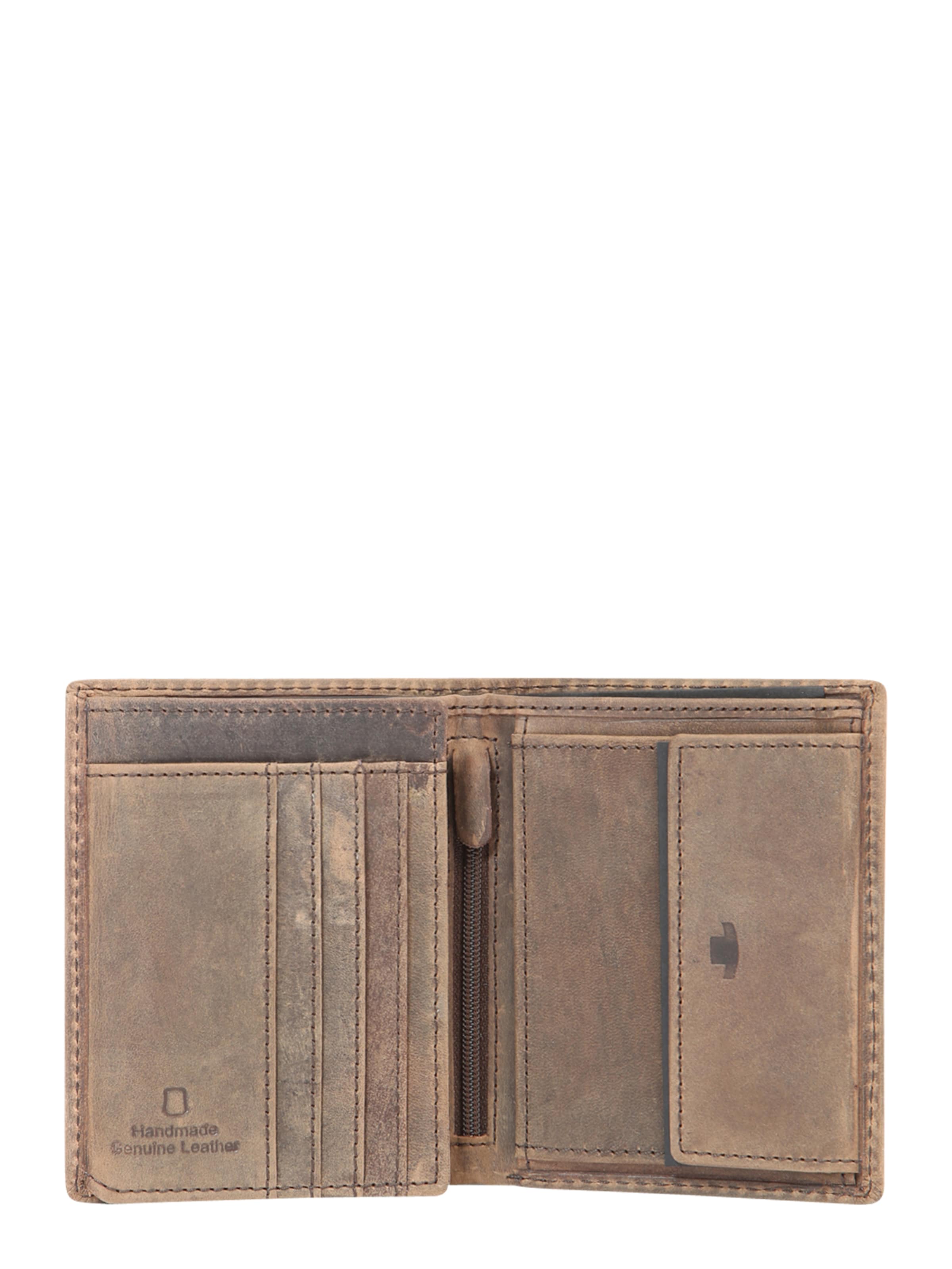 Porte-monnaies 'Ron' TOM TAILOR en marron