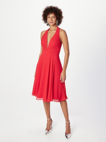 mascara - Vestido de cocktail em vermelho: frente