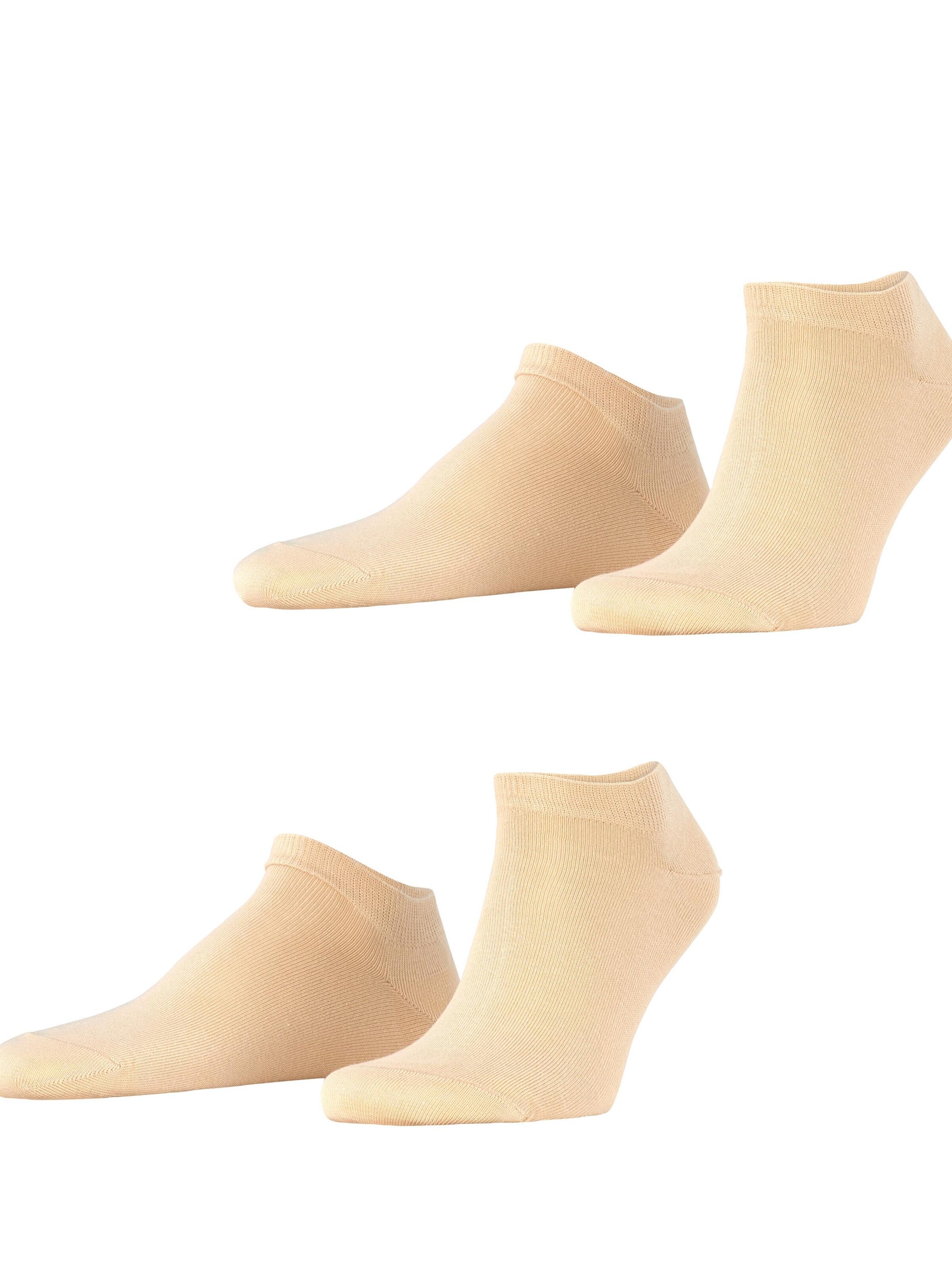 ESPRIT Füßlinge 'Basic Uni 2-Pack'‌‌‌ in Beige: Vorderseite