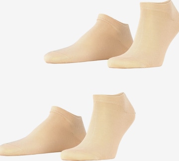 ESPRIT Füßlinge 'Basic Uni 2-Pack' in Beige: Vorderseite