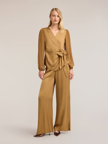Wide Leg Pantalon MOTIVI en beige