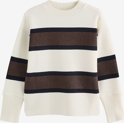 Next Neulepaita koossa 6XL-7XL värissä tummanruskea / musta / luonnonvalkoinen, Tuotenäkymä