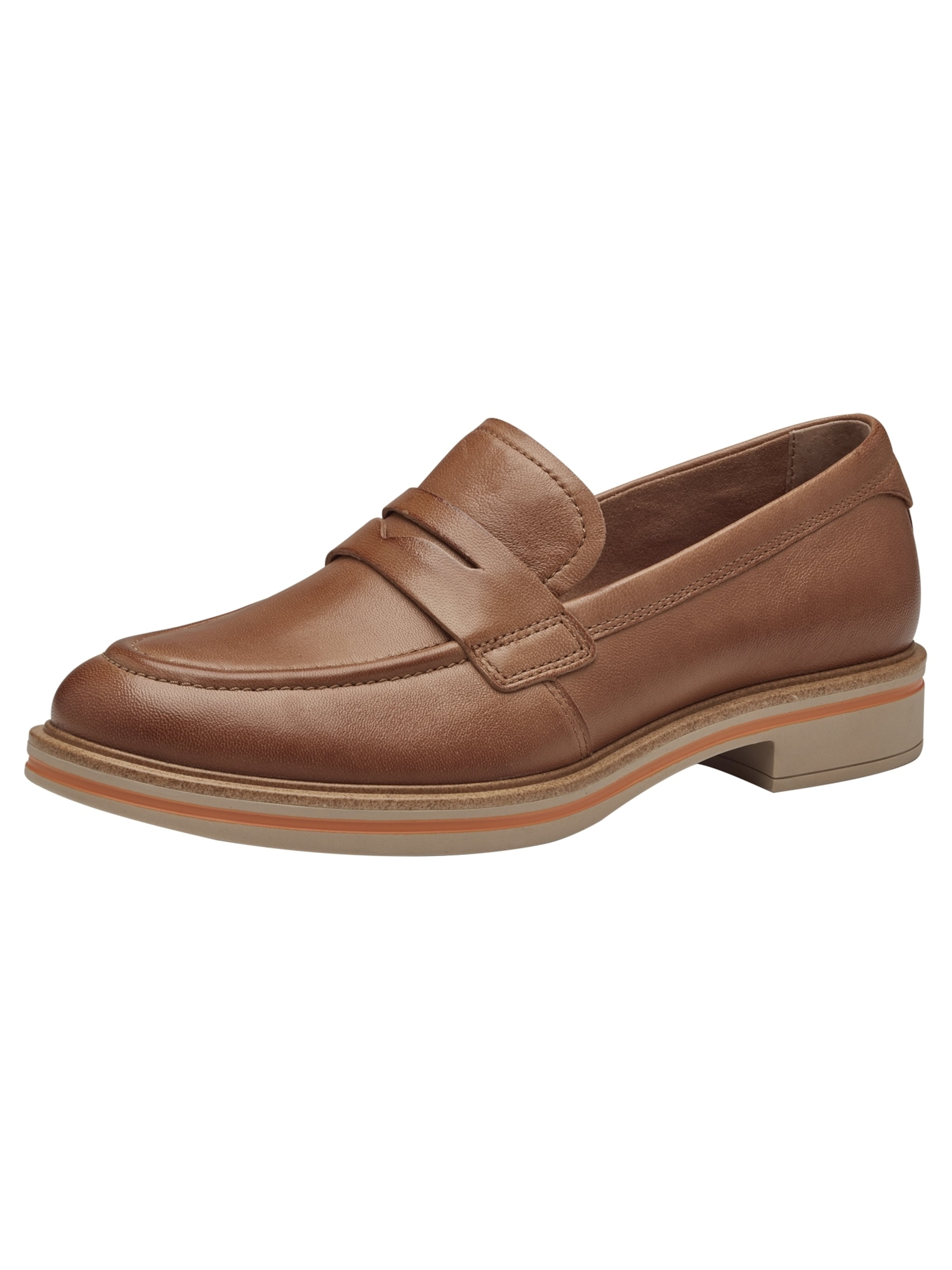 Chaussure basse Tamaris en marron : devant