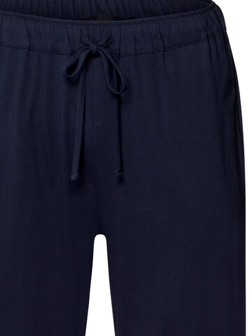 Hanro Pajamas long 'Night & Day' in Blue