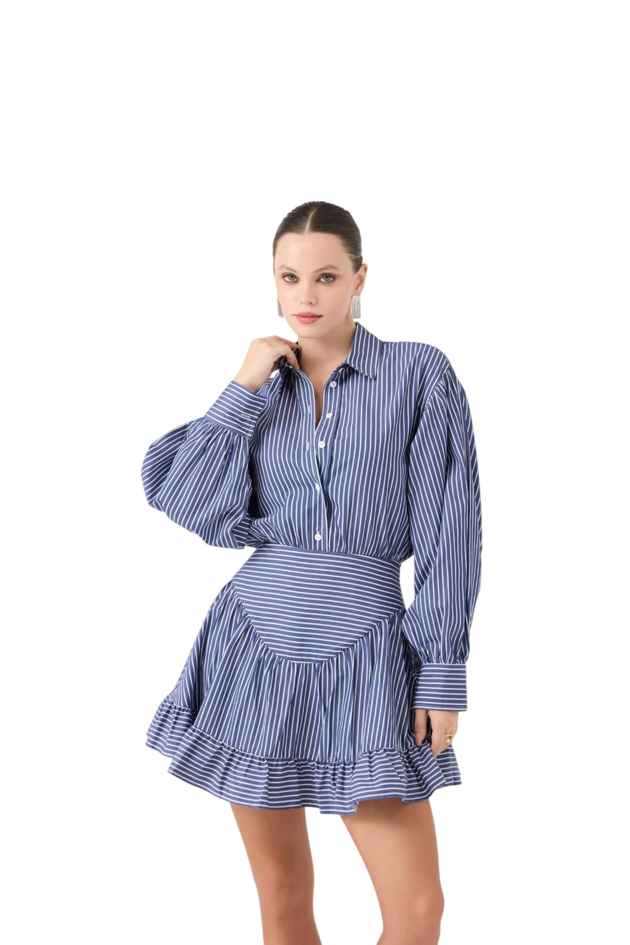 HOLLY LOLLY Kleid in Blau: Vorderseite
