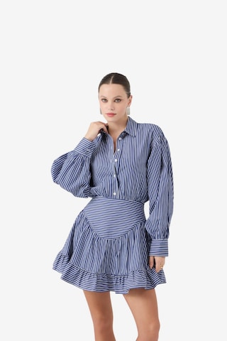 HOLLY LOLLY Jurk in Blauw: voorkant