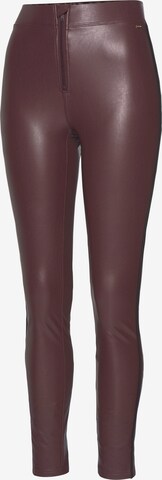 Skinny Leggings di LASCANA in rosso