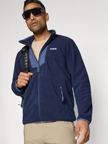 COLUMBIA Athletic fleece jacket 'Sequoia Grove' in Blue