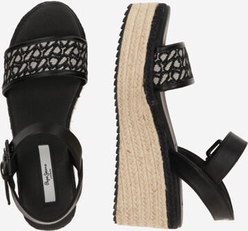 Pepe Jeans Sandal 'WITNEY' i svart