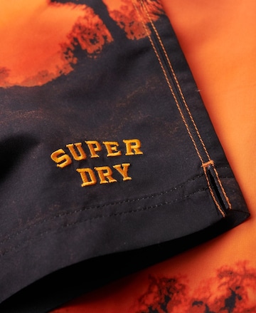 Shorts de bain Superdry en orange
