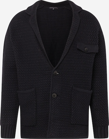 DRYKORN Knit Cardigan 'PEDRO' in Black: front