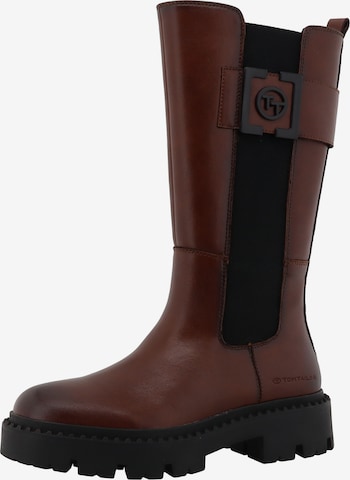 TOM TAILOR Stiefel in Braun: Vorderseite