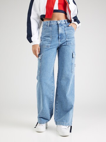 Loosefit Jeans cargo 'CLAIRE' Tommy Jeans en bleu : devant