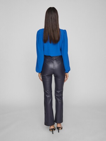 VILA Flared Trousers 'Nanna' in Blue