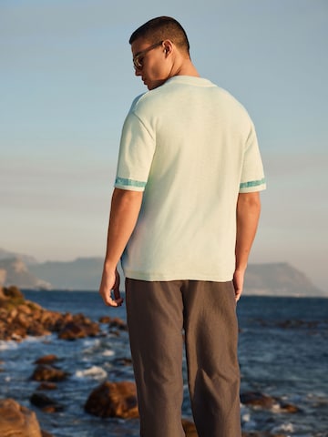 Next Comfort fit Gebreid vest in Blauw