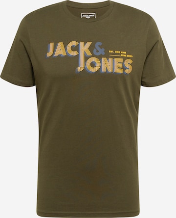 T-Shirt 'Friday' JACK & JONES en vert : devant