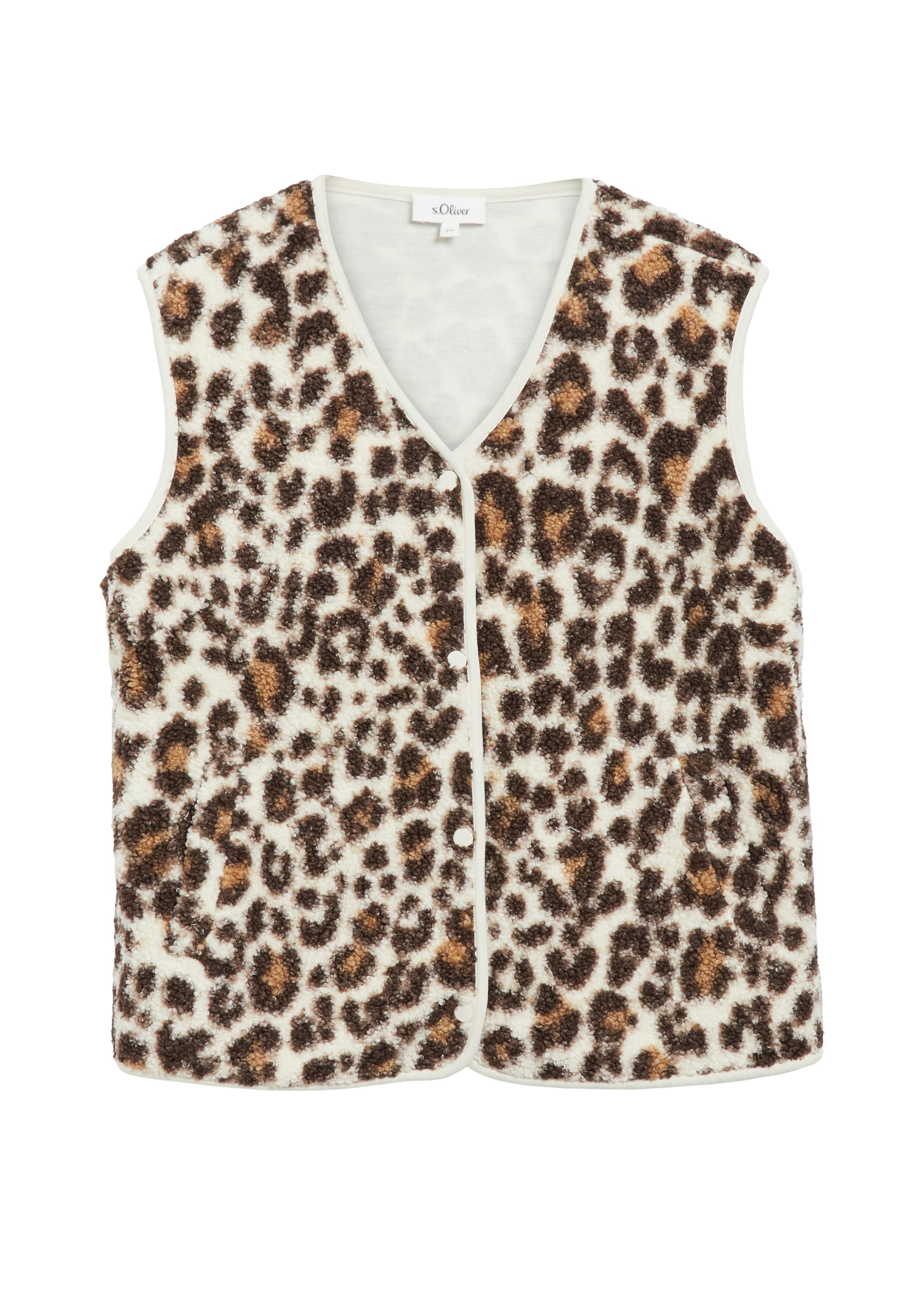 Gilet s.Oliver en marron : devant