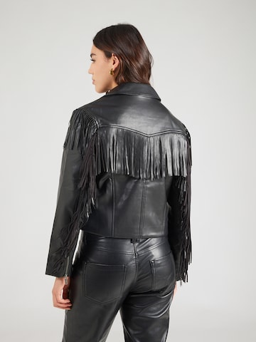 Abercrombie & Fitch Демисезонная куртка в Черный