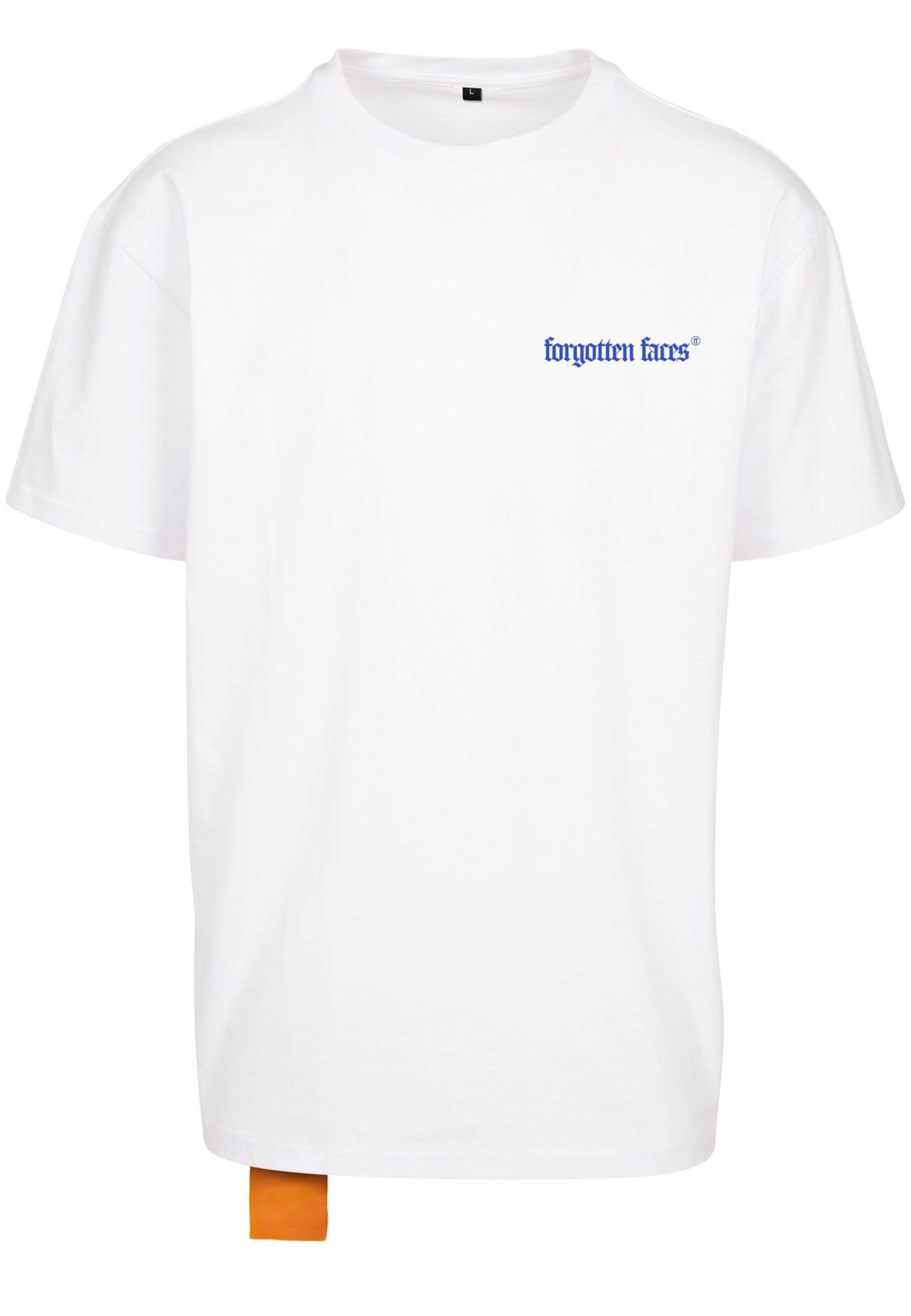 T-Shirt 'Formel' Forgotten Faces en blanc : devant