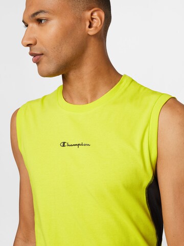 Champion Authentic Athletic Apparel - Camiseta funcional en amarillo