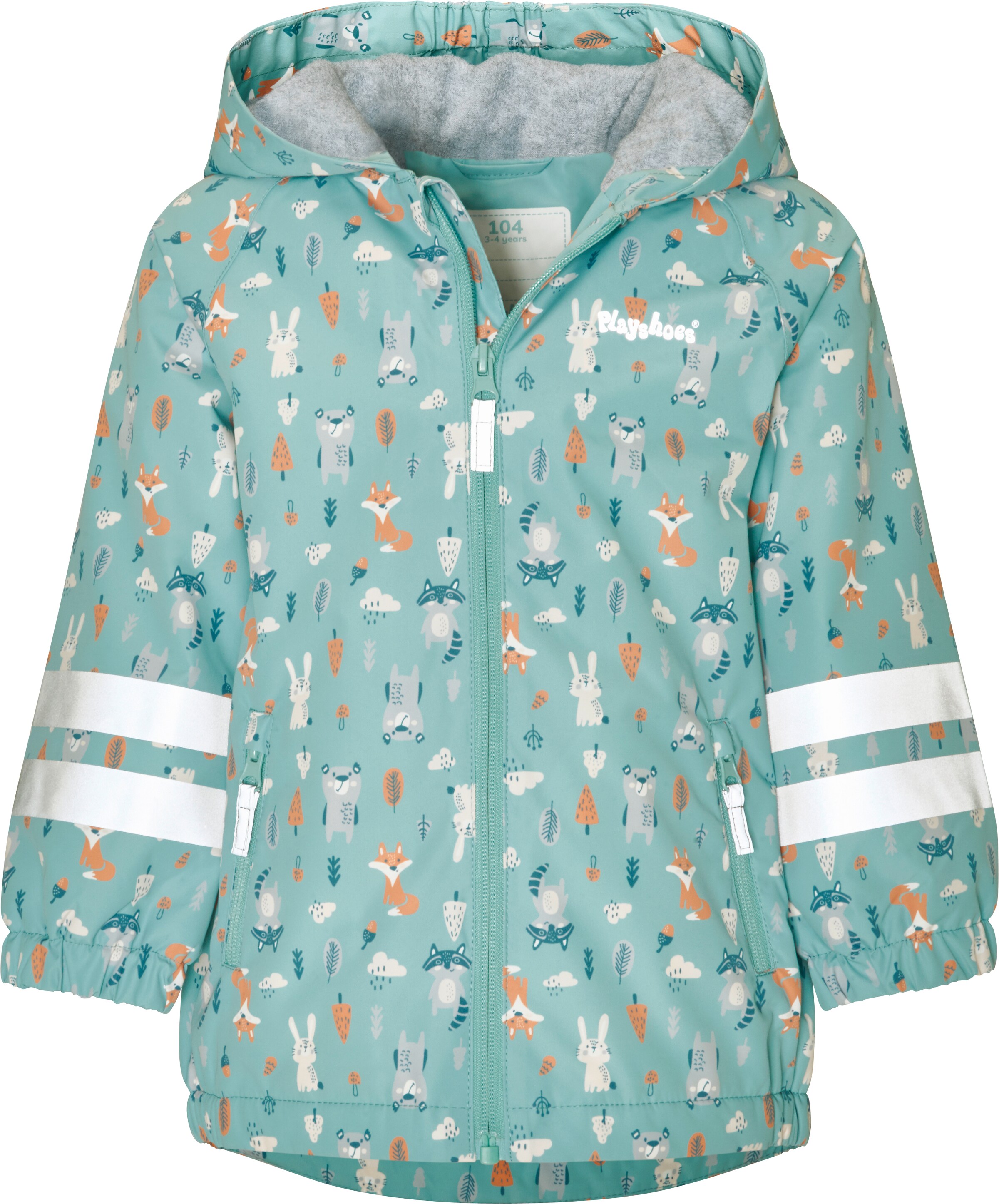 PLAYSHOES Functionele jas in Groen: voorkant