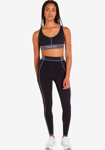 Calvin Klein Sport Skinny Workout Pants in Black