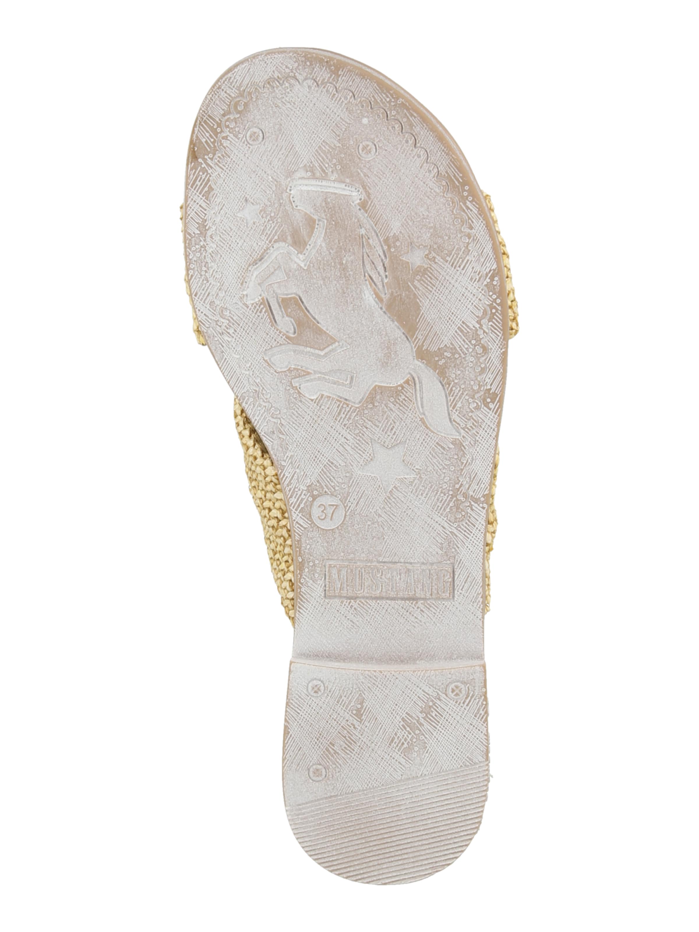 bēšs MUSTANG Ādas čības