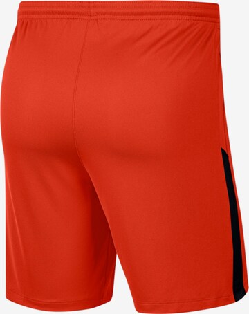 NIKE Regular Workout Pants 'Dry League Knit II' in Orange