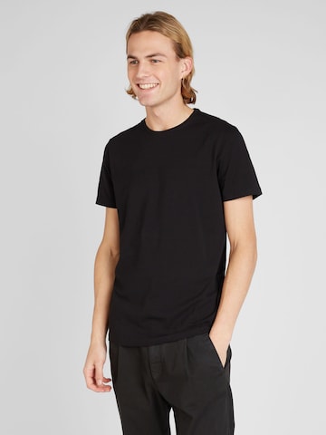 s.Oliver BLACK LABEL Μπλουζάκι σε μαύρο: μπροστά