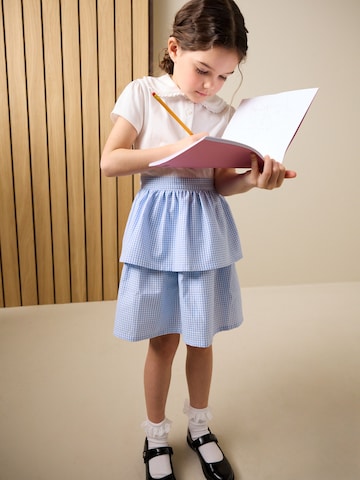 Next Jurk 'Gingham School Tiered Rara' in Blauw