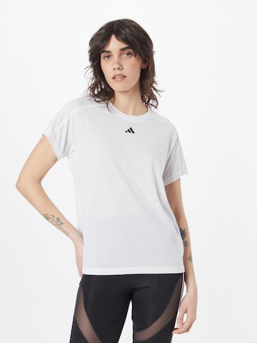 ADIDAS PERFORMANCE Performance Shirt 'Train Essentials' in White: front