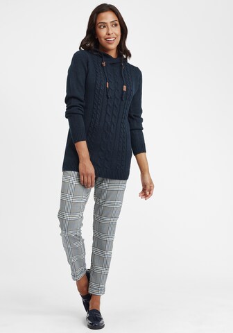 Oxmo Knit cardigan 'Cable' in Blue