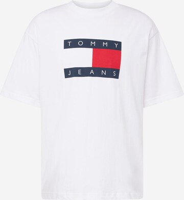 Tommy Jeans Shirt in Wit: voorkant