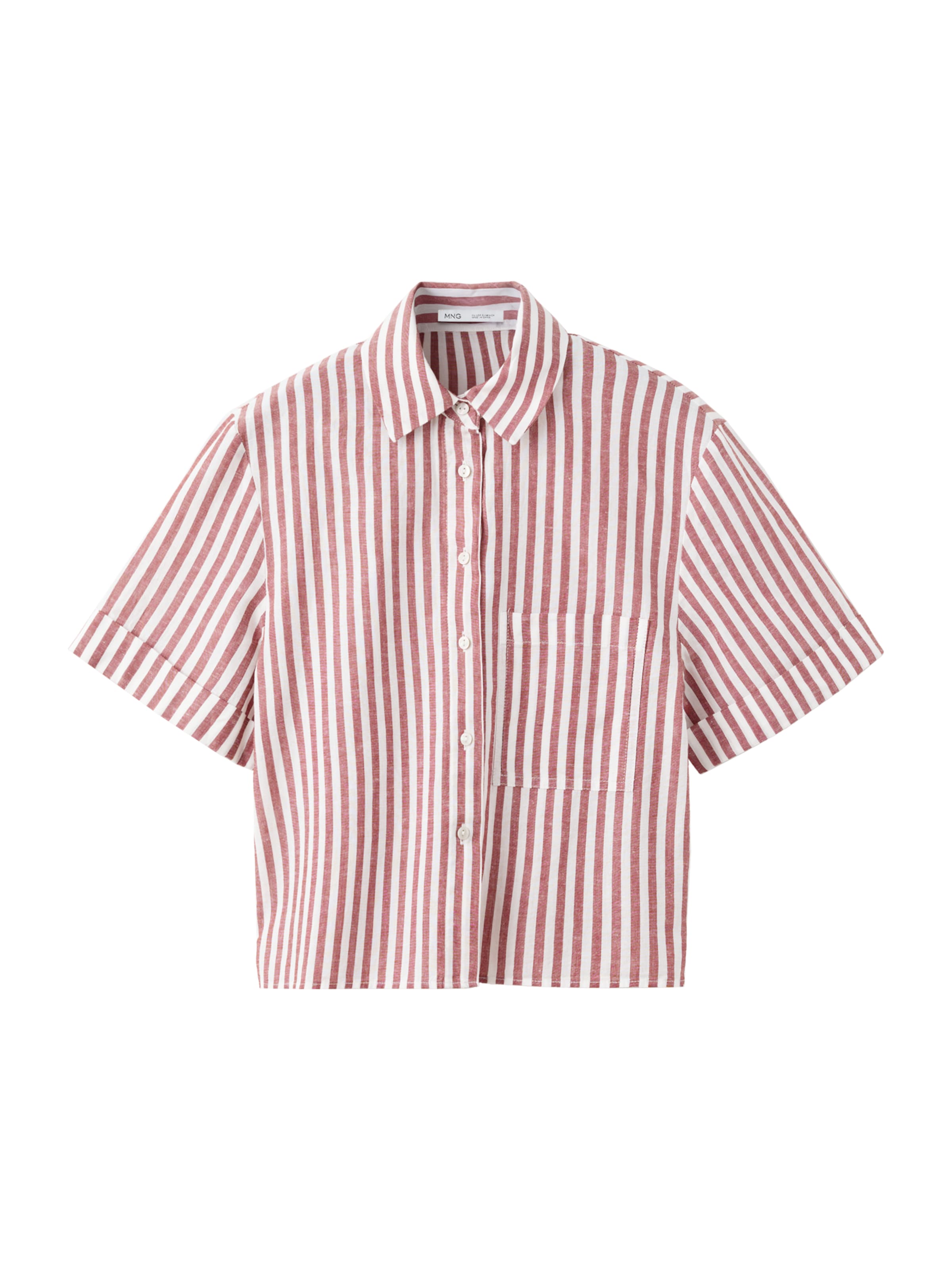 MANGO Bluse 'MANELI' i rød: forside