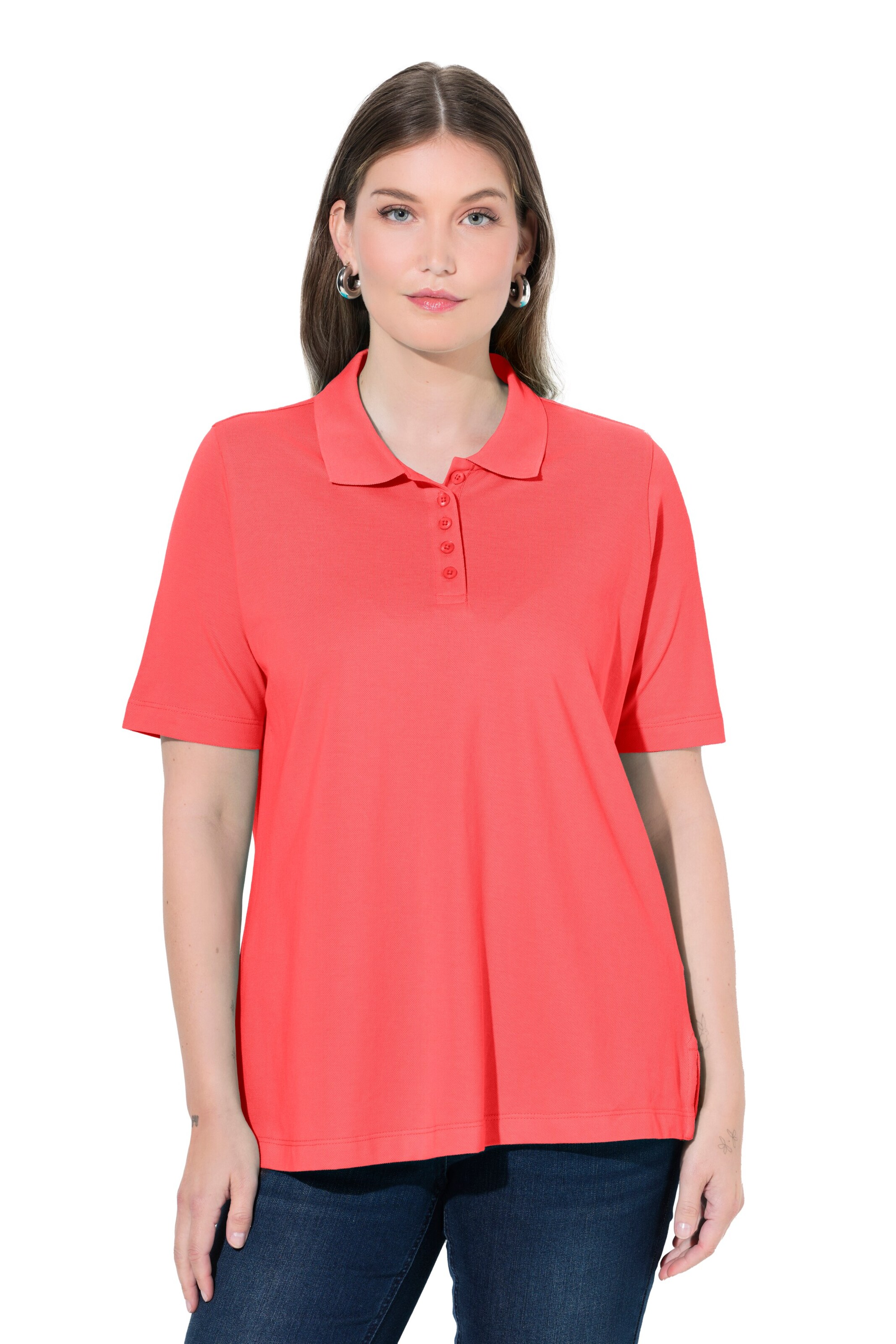 Ulla Popken Shirt in Rot: Vorderseite