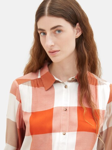 TOM TAILOR Bluse in Orange