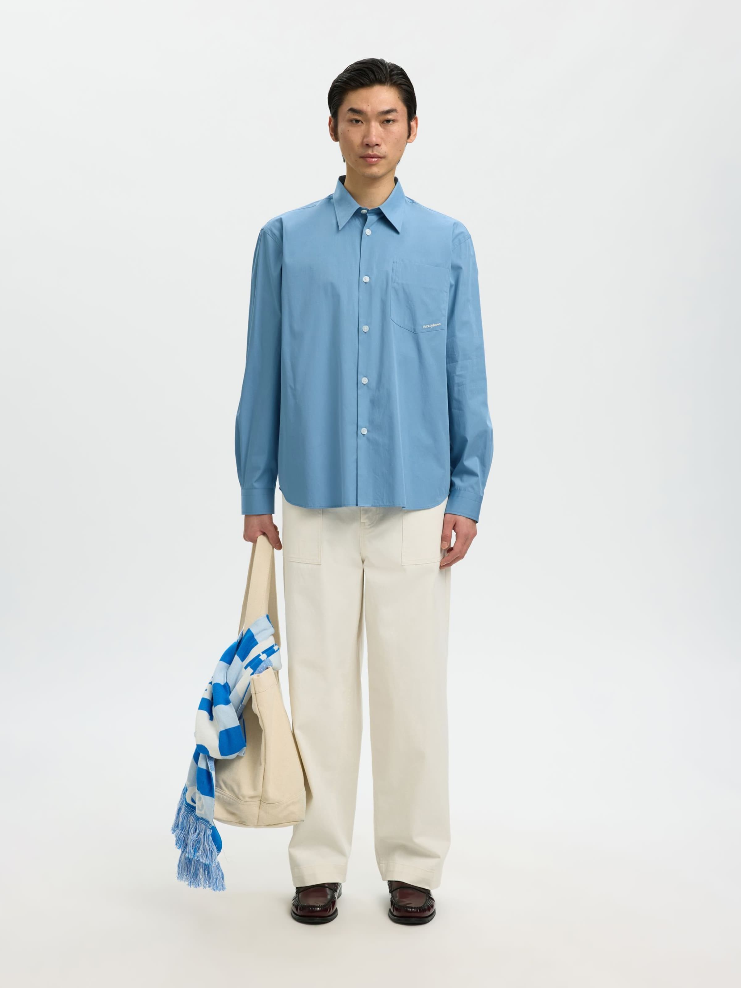 Fit confort Chemise SELECTED en bleu