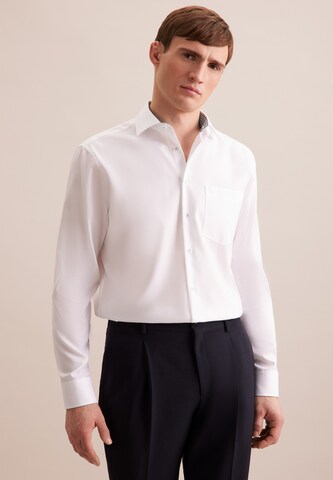 SEIDENSTICKER Regular fit Business shirt in White: front