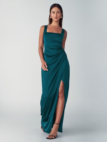 Robe de soirée 'Detroit' Willa en vert : devant
