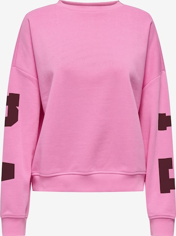 ONLY Sweatshirt in Pink: Vorderseite