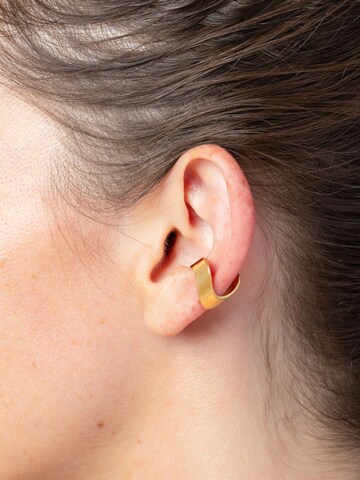 YParis Earrings 'Ear cuff Wavy G' in Gold