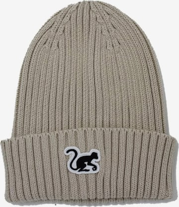 Surf Monkey Beanie in Beige: front