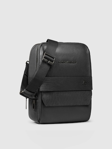 Sac à bandoulière Piquadro en noir : devant
